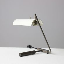 Rare vintage table lamp desk lamp by J Hoogervorst for Anvia Almelo 1950s mid century industrial Dutch design lighting 11