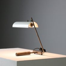 Rare vintage table lamp desk lamp by J Hoogervorst for Anvia Almelo 1950s mid century industrial Dutch design lighting 3