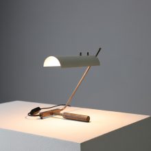 Rare vintage table lamp desk lamp by J Hoogervorst for Anvia Almelo 1950s mid century industrial Dutch design lighting 4