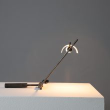 Rare vintage table lamp desk lamp by J Hoogervorst for Anvia Almelo 1950s mid century industrial Dutch design lighting 6