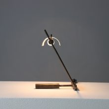 Rare vintage table lamp desk lamp by J Hoogervorst for Anvia Almelo 1950s mid century industrial Dutch design lighting 7