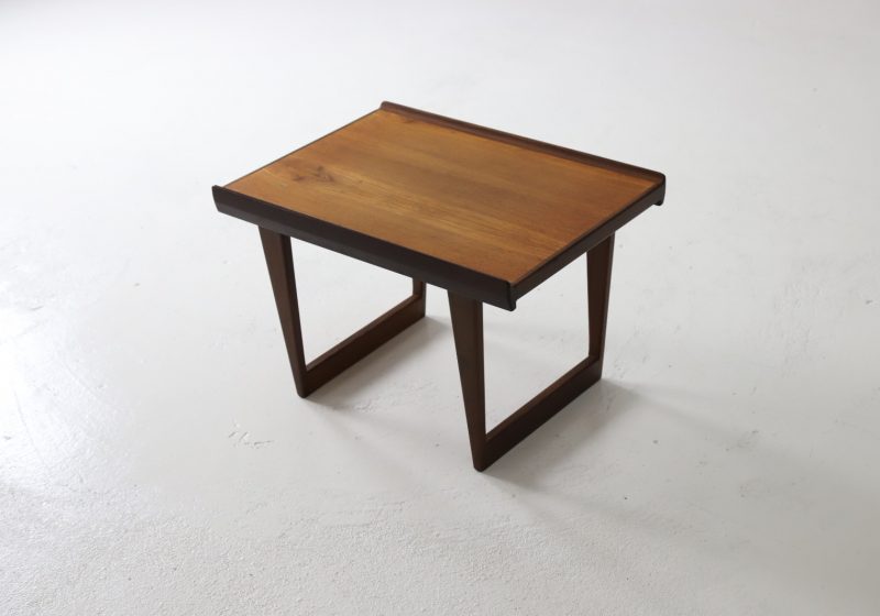 Peter Løvig Nielsen vintage teak side table for Hedensted Møbelfabrik Denmark 1950s Mid century Danish design coffee table 1