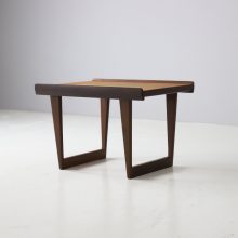 Peter Løvig Nielsen vintage teak side table for Hedensted Møbelfabrik Denmark 1950s Mid century Danish design coffee table 2