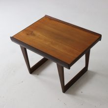 Peter Løvig Nielsen vintage teak side table for Hedensted Møbelfabrik Denmark 1950s Mid century Danish design coffee table 3