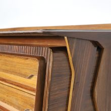 Vittorio Dassi rosewood sideboard by La Permanente Mobili di Cantù 1950s rare early Italian design credenza 12