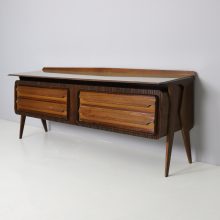 Vittorio Dassi rosewood sideboard by La Permanente Mobili di Cantù 1950s rare early Italian design credenza 7