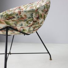 Augusto Bozzi vintage Minoletta lounge chair for Fratelli Saporiti 1958 1950s mid century Italian design 4