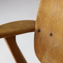 Rare first edition Domus chair by Ilmari Tapiovaara for Keravan Puuteolisuus Finland 1946 1940s modernist Finnish design 12