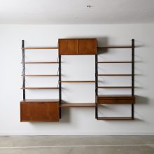 Poul Cadovius vintage modular Danish wall unit teak Royal System 1960s 4