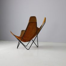 Jorge Ferrari Hardoy vintage BKF butterfly lounge chair for Knoll International 1970s 1