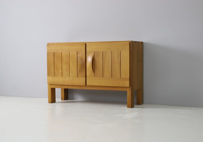 Maison Regain sideboard solid elm France 1960s mid century vintage France design cabinet 1