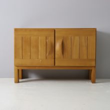 Maison Regain sideboard solid elm France 1960s mid century vintage France design cabinet 3