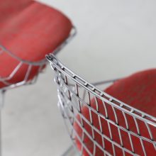 Vintage Cees Braakman wire dining chairs 1950s 1960s Pastoe mid century Dutch design 5