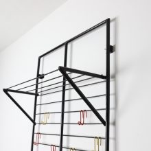 Coen de Vries wall mounted coat rack by Devo 1950s 1954 Vintage industrial Dutch design 3