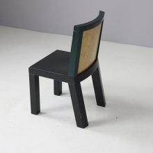 Donau chair by Ettore Sottsass & Marco Zanini manufactured by Franz Leitner Austria burl veneer rare postmodern Italian design Memphis milano 6