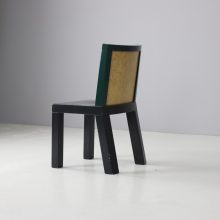 Donau chair by Ettore Sottsass & Marco Zanini manufactured by Franz Leitner Austria burl veneer rare postmodern Italian design Memphis milano 7