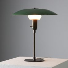 Rare and early 1930 Lyfa table lamp lacquered copper 1920s 1928 1929 Poul Henningsen style Danish design 2