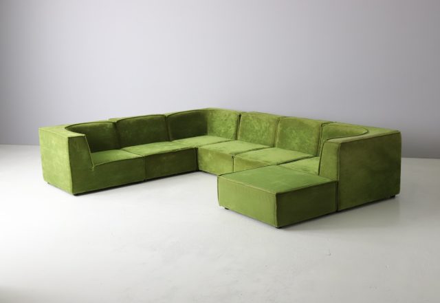 Large vintage moldular sofa COR style 1970s mid century German design 1