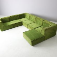 Large vintage moldular sofa COR style 1970s mid century German design 4