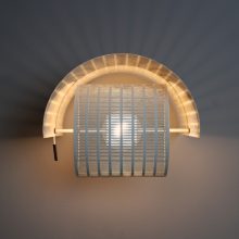 Mario Botta vintage Shogun wall lamp for Artemide 1980s mid century Italian design lighting 4