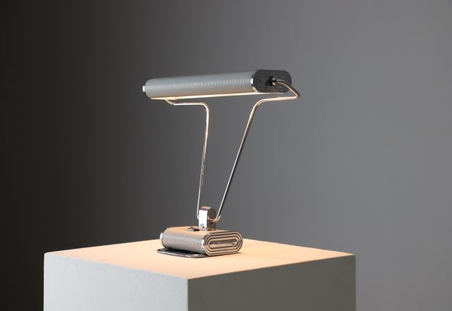 N71 desk lamp by Eileen Gray for Jumo France Paris 1930s 1940s Vintage French design 1