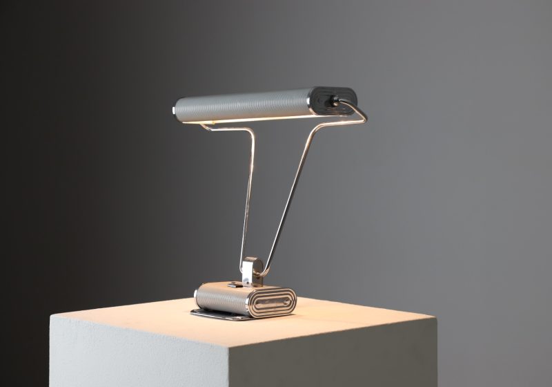 N71 desk lamp by Eileen Gray for Jumo France Paris 1930s 1940s Vintage French design 1