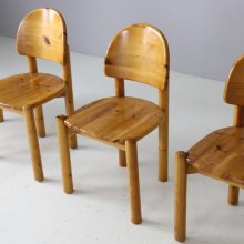 Rainer Daumiller solid pine vintage dining chairs for Hirtshals Savvaerk 1970s German Danish design 3