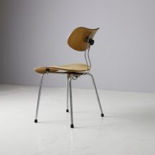 Very rare Egon Eiermann vintage SE66 dining chair for Wilde+Spieth, 1950s Mid century German design 12