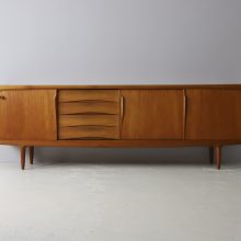 Gunni Omann for ACO Møbler large vintage Danish sideboard in teak mid century Danish design 1960s 11