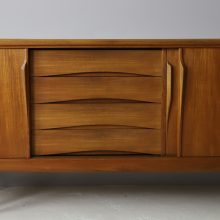 Gunni Omann for ACO Møbler large vintage Danish sideboard in teak mid century Danish design 1960s 5