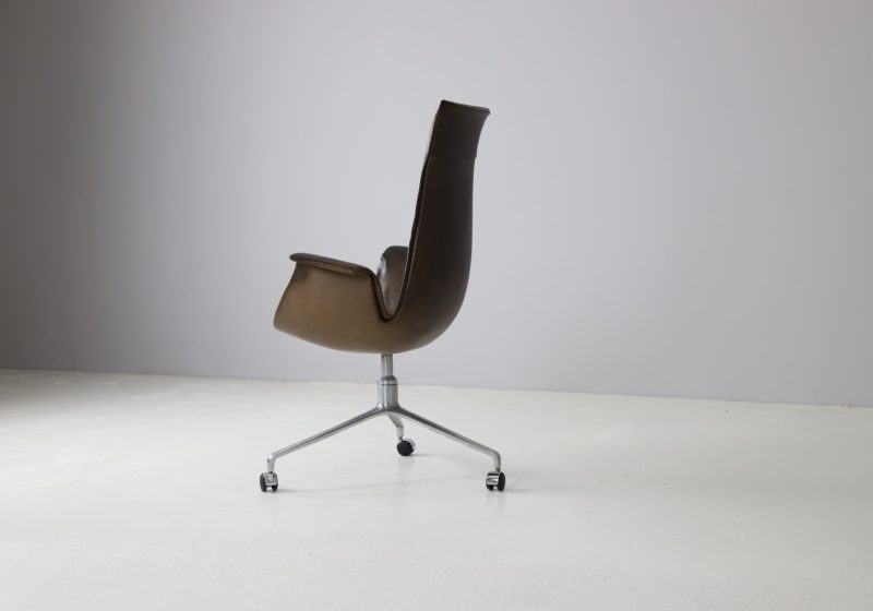 Jørgen Kastholm & Preben Fabricius \'FK 6725 office chair for Alfred Kill International Denmark 1960s 1