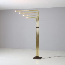 Goffredo Reggiani brass floor lamp 1970s mid century Italian design 3