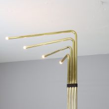 Goffredo Reggiani brass floor lamp 1970s mid century Italian design 5