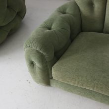 Rare \'Superstar\' lounge chairs loveseats by Paolo d\'Anna for Vivai del Sud 1970s mid century Italian design 8