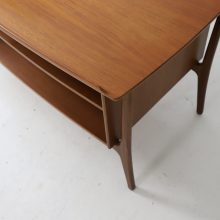 Svend Age Madsen for HP Hansen boomerang desk in teak 1960s vintage Danish design 6