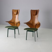 Rare Paolo Deganello \'Regina\' chairs for Zanotta vintage Italian design 1991 3