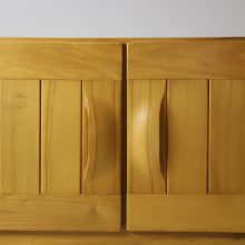 Large Maison Regain sideboard in solid elm France 1960s mid century vintage France design cabinet 11