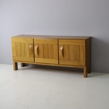 Large Maison Regain sideboard in solid elm France 1960s mid century vintage France design cabinet 3