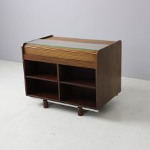 Gianfranco Frattini model 804 rolltop desk in rosewood for Bernini Italy 1962 mid century Italian design 4