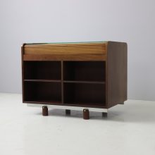 Gianfranco Frattini model 804 rolltop desk in rosewood for Bernini Italy 1962 mid century Italian design 6