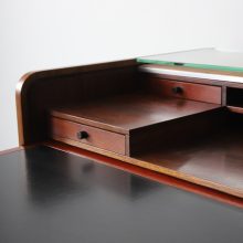 Gianfranco Frattini model 804 rolltop desk in rosewood for Bernini Italy 1962 mid century Italian design 8
