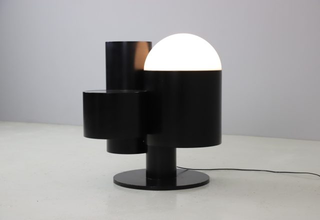 Kerst Koopman Dutch design light object vintage space age floor lamp 1980s 1