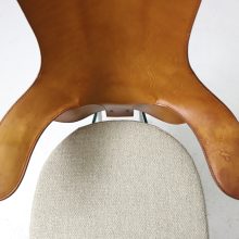 Rare Paolo Deganello 'Regina' chairs for Zanotta mid century vintage Italian design cognac leather 1980s 1991 14