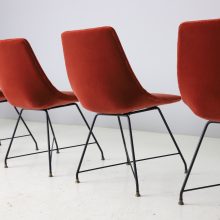 Augusto Bozzi Aster dining chairs for Fratelli Saporiti 1958 1950s mid century vintage Italian design 10