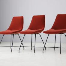 Augusto Bozzi Aster dining chairs for Fratelli Saporiti 1958 1950s mid century vintage Italian design 5