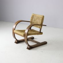 Auxdoux Minet Adrien Audoux and Frida Minet lounge chair for Vibo France 1940s 1950s mid century French design 12