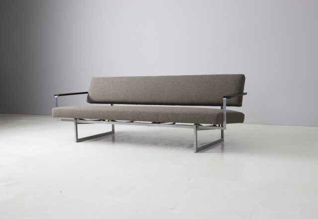 Rob Parry lotus sofa daybed for Gelderland 1950s vintage Dutch industrial design 1