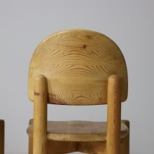 Solid pine vintage dining chairs by Rainer Daumiller for Hirtshals Savvaerk 1970s German Danish design 9