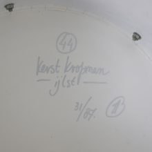 White Kerst Koopman Dutch design light object vintage space age floor lamp 1980s 7