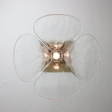 Carlo Nason vintage vintage 'LS 185' hanging lamp for AV Mazzega in Murano glass 1970s Italian design 6